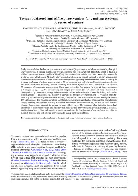 effectiveness and ineffectiveness of gambling